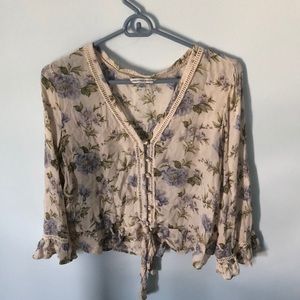 ae boho floral top